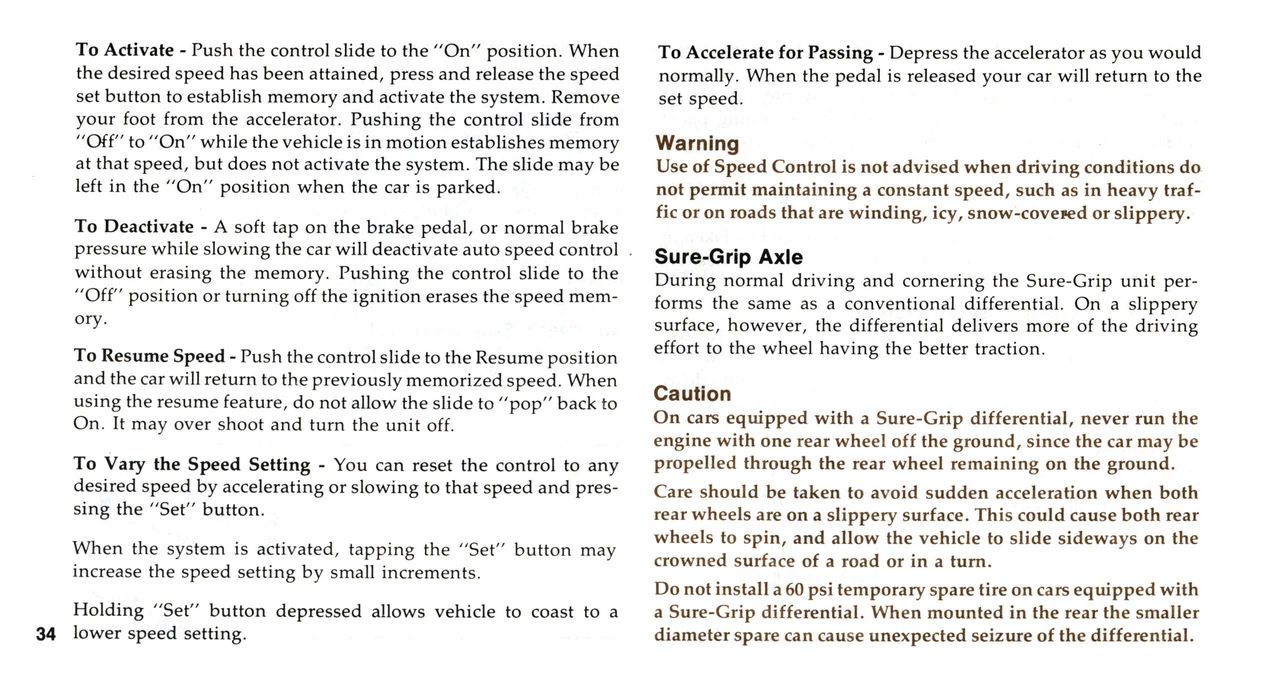 1978 Chrysler Owners Manual Page 25